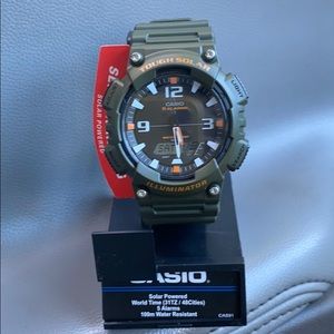 Casio solar powered sports watch